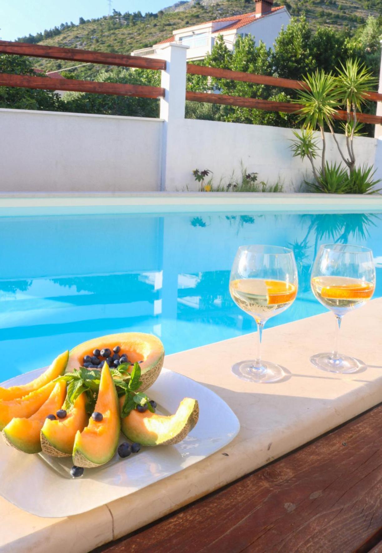 Villa My Rose With A Private Pool Mlini Exterior foto